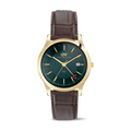 Daniel Wellington Pathfinder GMT DW00100974 – Orologio uomo GMT verde gold su sfondo neutro