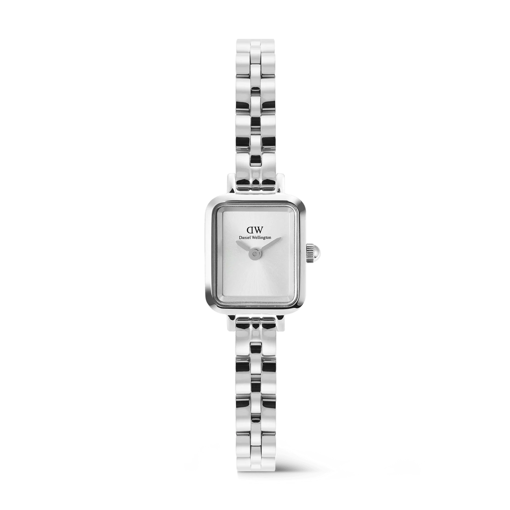 Orologio Daniel Wellington Quadro Mini Arch 3-Link White Sunray Silver DW00100844 – Cicco Gioielleria
