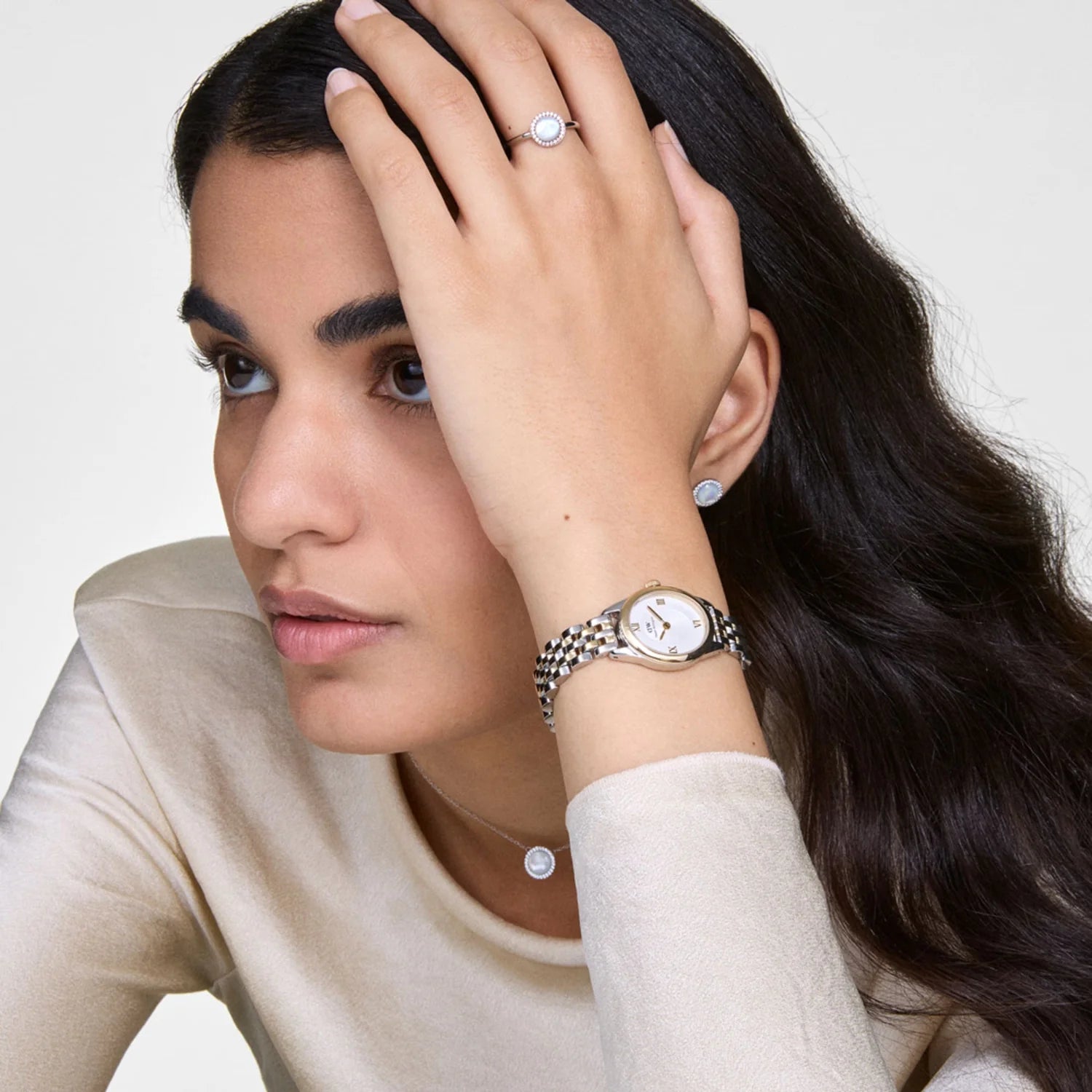 Orologio Daniel Wellington Ophelia Mini Two-Tone Gold – Indossato – Cicco Gioielleria