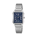 Casio Vintage LTP-B190D-2BVEF – Orologio donna quadrato acciaio con quadrante blu e bracciale maglia da CICCO Gioielleria

