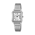 Casio Vintage LTP-B190D-7BVEF – Orologio donna quadrato acciaio con quadrante bianco e bracciale maglia da CICCO Gioielleria