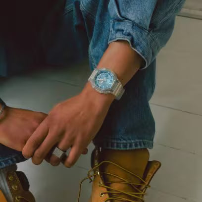 Casio G-SHOCK GA-2100BM-7A2 - Dettaglio indossato | CICCO Gioielleria