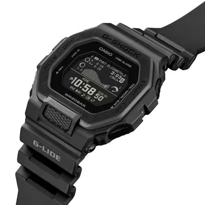 Casio G-Shock GBX-100NS-1 G-LIDE orologio surf Bluetooth - dettaglio display MIP