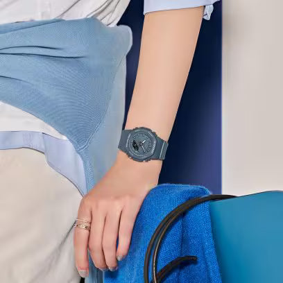 Casio G-SHOCK GMA-P2100-2AER – Indossato – Orologio donna compatto blu marino – CICCO Gioielleria