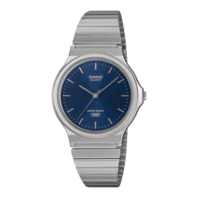 Orologio Casio MQ-24DA-2A – Cassa in resina con quadrante blu e cinturino in acciaio – Cicco Gioielleria