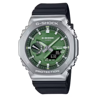 Casio G-SHOCK GBM-2100A-1A3ER – Orologio metallico Bluetooth solare da CICCO Gioielleria