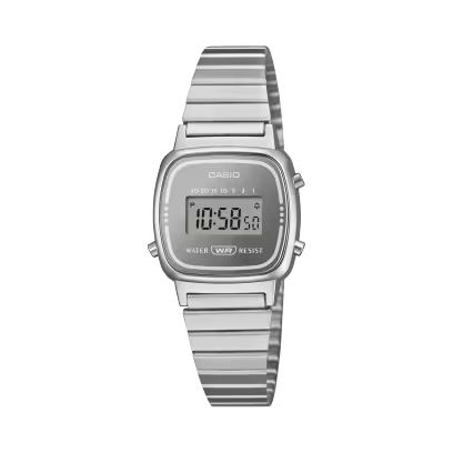 Casio Vintage LA670WES-7A – Orologio digitale donna argentato specchio da Cicco Gioielleria