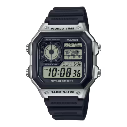 Casio Vintage AE-1200WHC-1CV | Orologio Multifunzione Nero