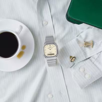 Casio Vintage AQ-240E-7AER orologio uomo uso quotidiano stile retro-moderno versatile