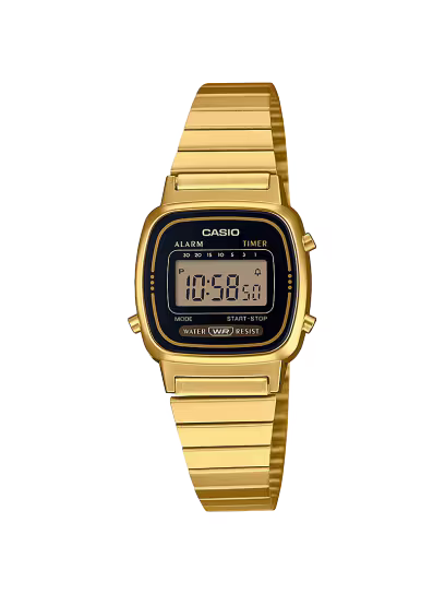 Casio Vintage LA670WEGA-1EF – orologio donna dorato con cristalli decorativi