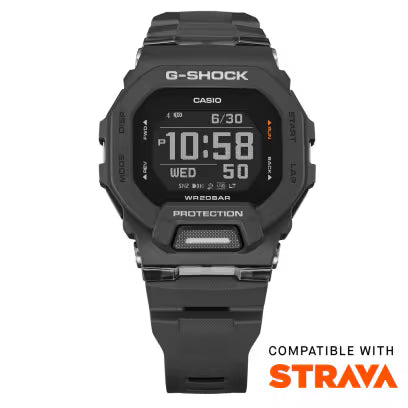 Casio G-Shock GBD-200-1 orologio running Bluetooth step counter - app connessa