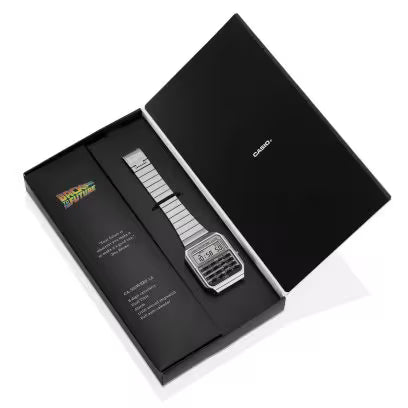 Casio Vintage CA-500WEBF1A confezione packaging edizione limitata Ritorno al Futuro