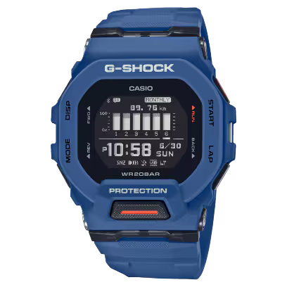 Casio G-Shock GBD-200-2 orologio running Bluetooth step counter - vista frontale