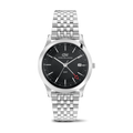 Daniel Wellington Pathfinder GMT DW00100978 – Orologio uomo GMT nero silver bracciale 7 maglie su sfondo neutro