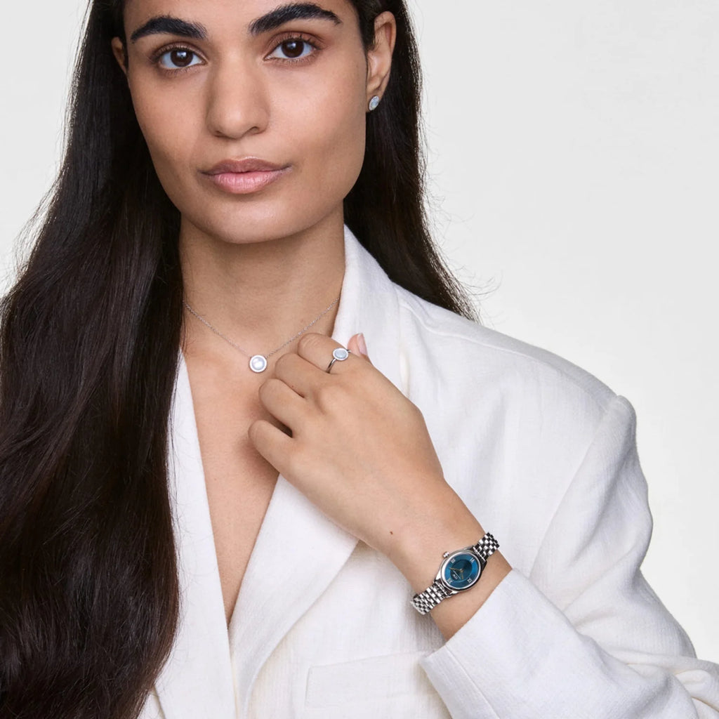 Orologio Daniel Wellington Ophelia Mini Arctic Silver – Indossato – Cicco Gioielleria