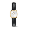 Daniel Wellington Corta DW00100995 – Orologio donna croc nero gold su sfondo neutro – CICCO Gioielleria