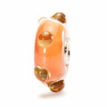 Trollbeads Opale di Fuoco TGLBE-10155 – Vista laterale – Bead raro in vetro di Murano da Cicco Gioielleria