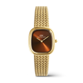 Daniel Wellington Margot DW00100968 – Orologio donna cassa oro quadrante ambra su sfondo neutro