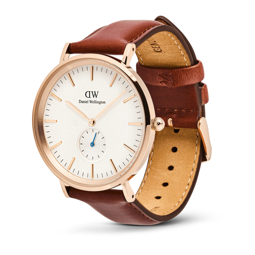 DW00100871 - Classic Multi-Eye St Mawes Off-white Sunray Rose Gold