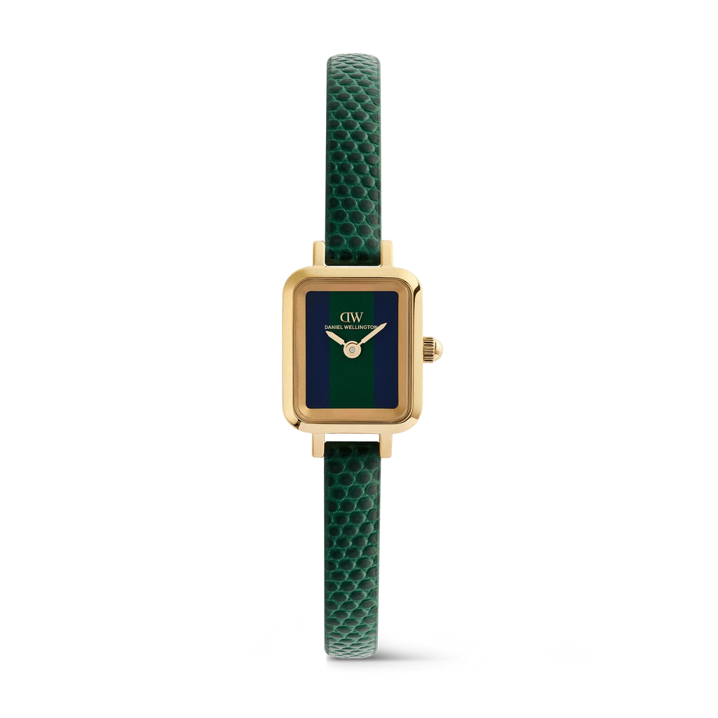 Daniel Wellington Quadro Mini DW00100958 – Orologio donna cassa oro rettangolare su sfondo neutro