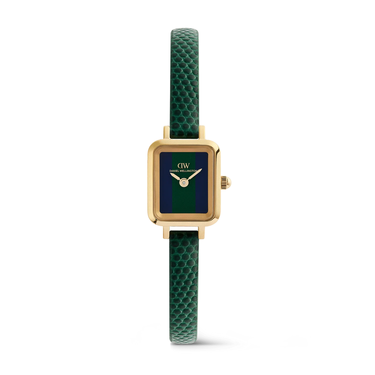 Daniel Wellington Quadro Mini DW00100958 – Orologio donna cassa oro rettangolare su sfondo neutro