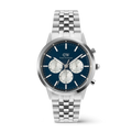 Orologio Daniel Wellington Iconic Chronograph Arch 5-Link Arctic Panda Silver DW00100874 Vista Frontale | CICCO Gioielleria