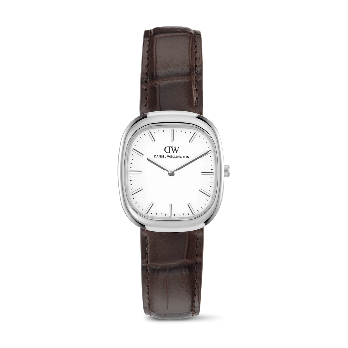 Daniel Wellington Cort DW00100988 – Orologio uomo silver quadrante bianco cinturino pelle marrone – CICCO Gioielleria