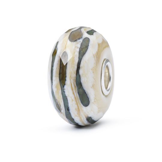 Trollbeads Rami di Salice TGLBE-30020 – Bead in vetro di Murano verde e marrone da Cicco Gioielleria