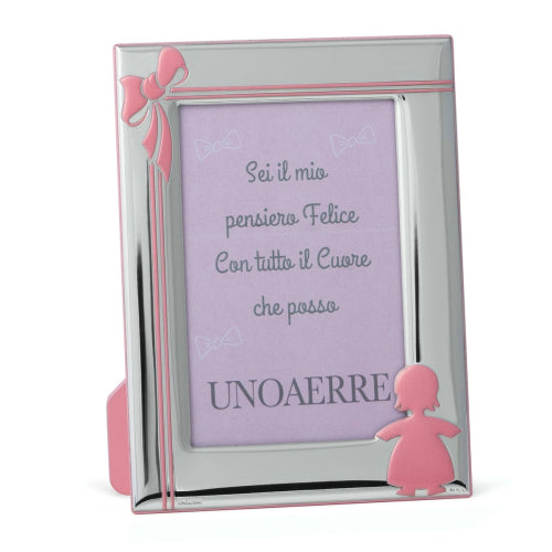 UNOAERRE - 5870 Cornice portafoto in argento bianco