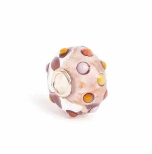 Trollbeads Pois Arcobaleno TGLBE-20328 – Bead in vetro Murano Thun – da Cicco Gioielleria
