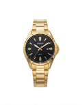 Orologio Lorus Donna RJ248BX9 – Cassa dorata e quadrante nero sunray – Cicco Gioielleria