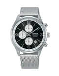 Orologio Lorus Dress RM317HX9 – Cronografo uomo quadrante nero acciaio – CICCO Gioielleria