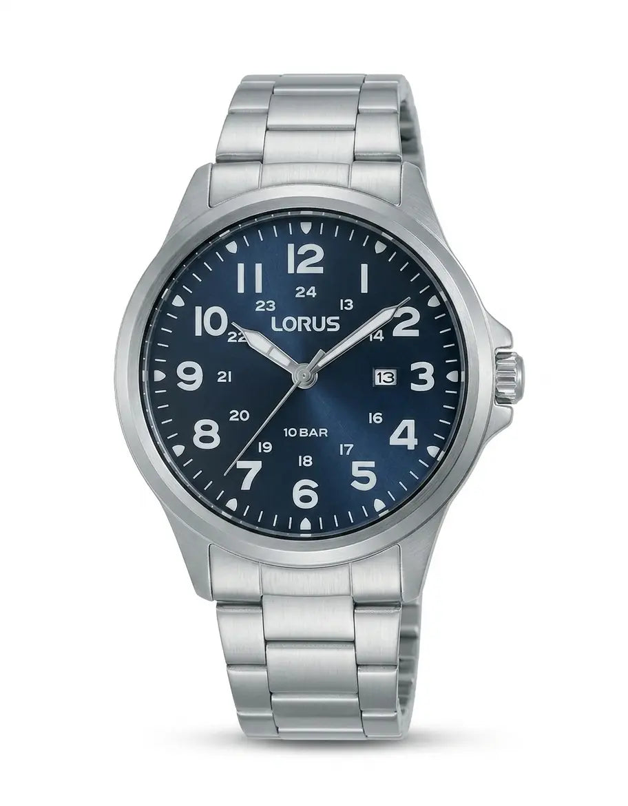 Orologio Lorus Dress RH993NX9 – Quarzo quadrante blu sunray 44mm – Cicco Gioielleria