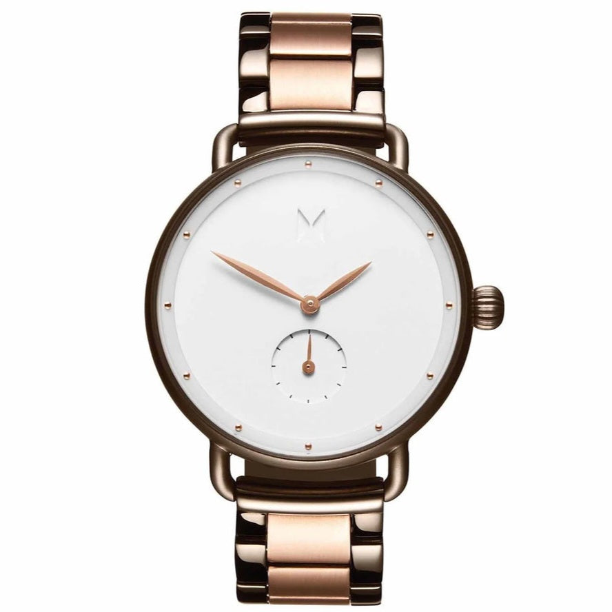 MVMT Bloom FR01-TIRGW – Orologio donna 36mm rose gold quadrante bianco – Cicco Gioielleria