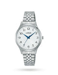 Orologio Lorus Donna RG217PX9 – Quadrante bianco con lancette blu e cassa acciaio ultra-sottile – Cicco Gioielleria