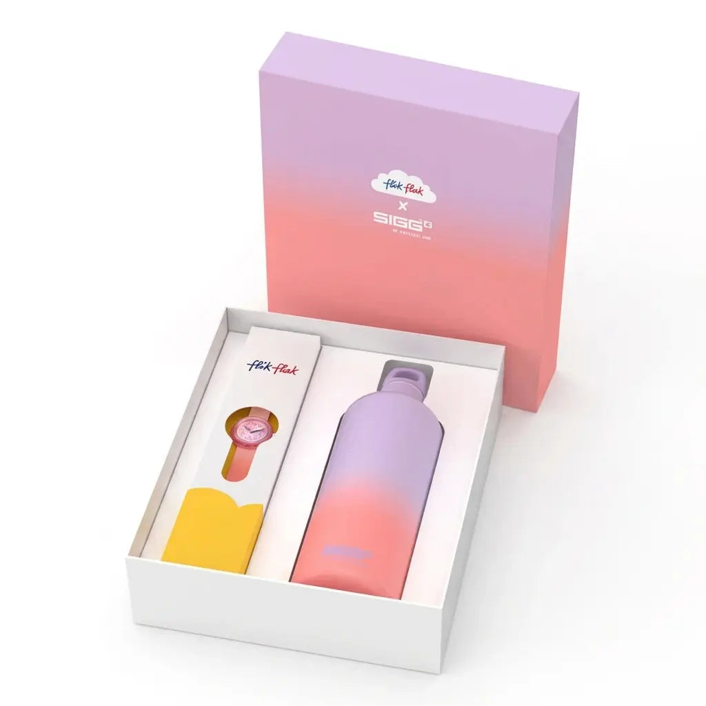 Orologio Flik Flak x SIGG Quench in Pink
