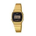 Casio Vintage LA670WEGA-1EF – orologio donna dorato quadrante nero