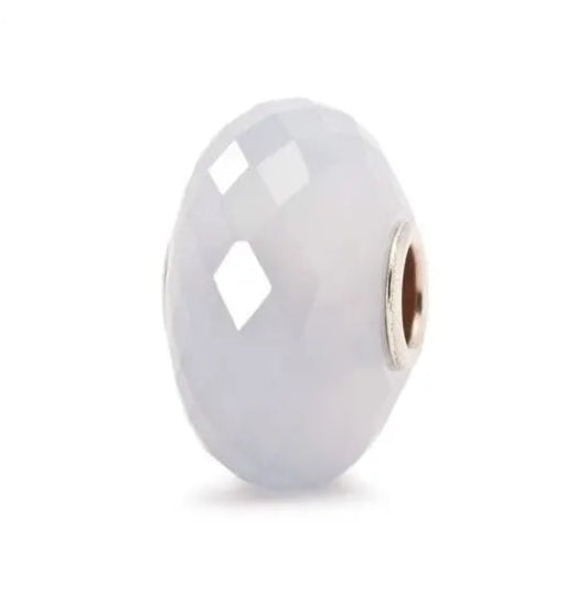 Bead Trollbeads Calcedonio Sfaccettato Azzurro TSTBE-20013 – Charm in pietra naturale da Cicco Gioielleria