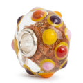 Trollbeads Pois Dolce Pensiero TGLBE-20335 – Bead in vetro dipinto a mano Thun by Trollbeads da Cicco Gioielleria