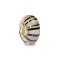 Trollbeads Strisce Kaki TGLBE-10253 – Perla in vetro di Murano fuori produzione | Cicco Gioielleria