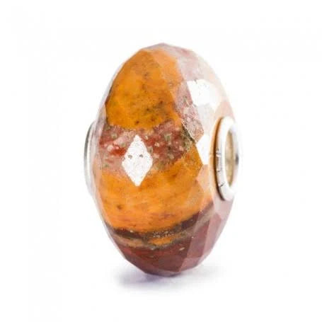 Bead Trollbeads Calcedonio Tigrato TSTBE-20018 – Pietra naturale e argento 925 | CICCO Gioielleria