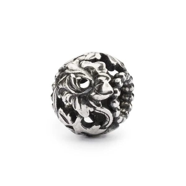 Trollbeads Barocco TAGBE-30172 – Bead in argento 925 su sfondo neutro – CICCO Gioielleria