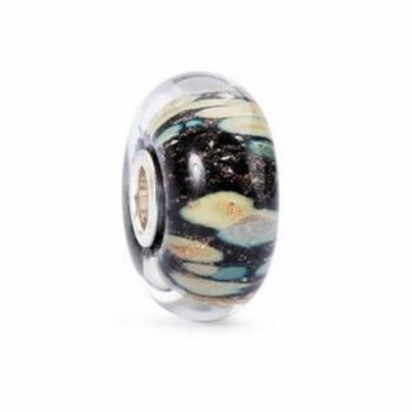 Trollbeads Ombre d'Autunno TGLBE-10269 – Bead in vetro di Murano e argento 925 | Cicco Gioielleria