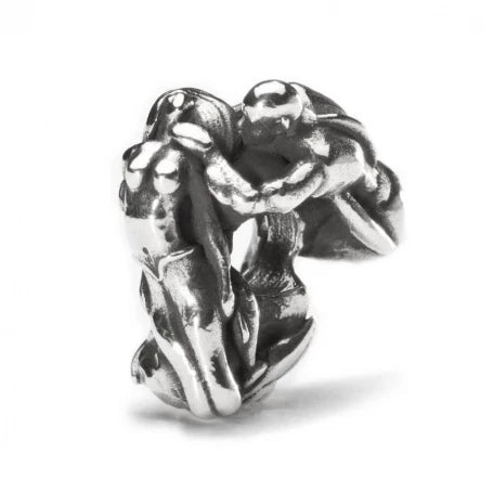 Bead Trollbeads Sirena e Marinaio TAGBE-40035 in argento 925 ossidato