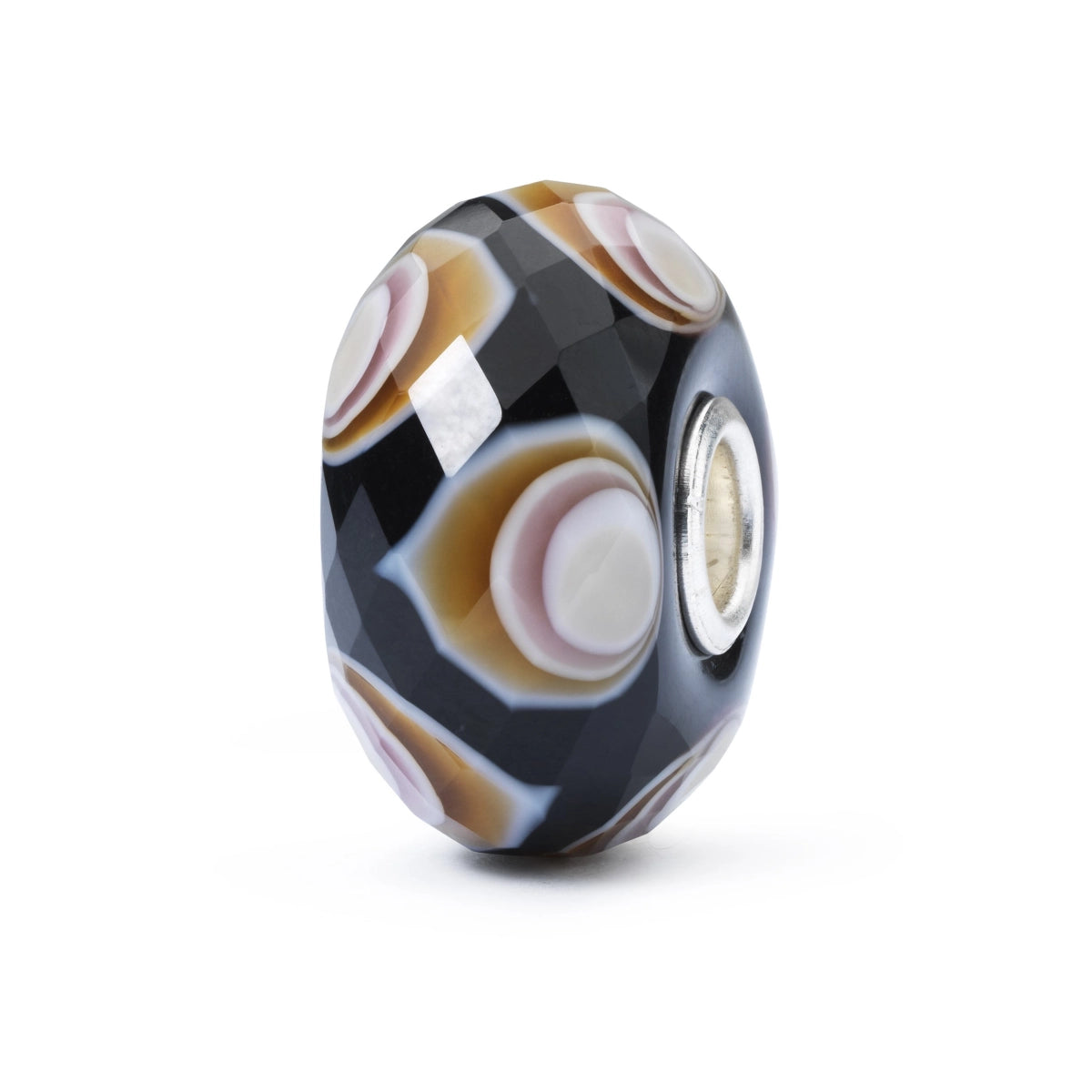 Trollbeads Castagne TGLBE-30022 – Bead in vetro sfaccettato sfumature autunnali da Cicco Gioielleria