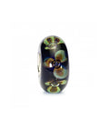 Trollbeads Fiore Indaco TGLBE-10078 – Perla in vetro di Murano e argento 925 fuori produzione | Cicco Gioielleria