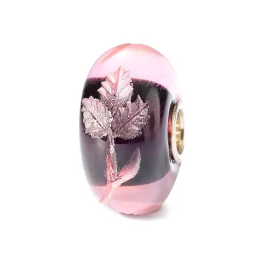 Trollbeads Intarsio Rosa TGLBE-20005 – Bead in vetro di Murano da Cicco Gioielleria