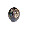 Trollbeads Seta Nera TGLBE-10256 Black Silk – Perla in vetro di Murano fuori produzione | Cicco Gioielleria