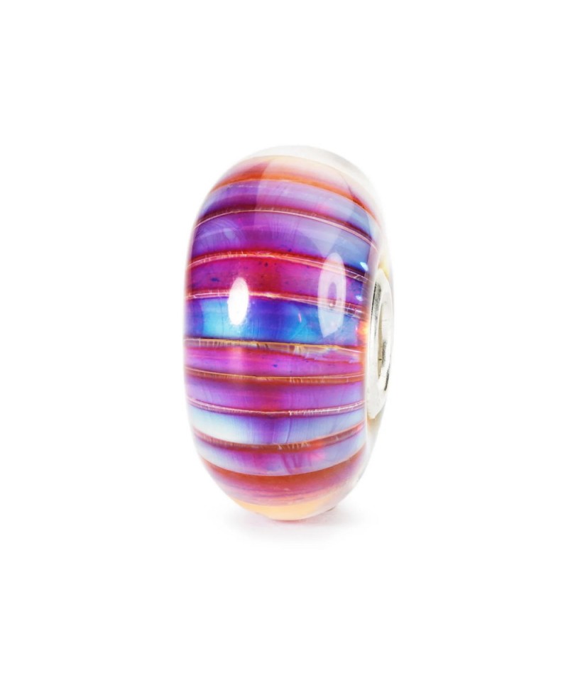 Bead Trollbeads Strisce Aurora in vetro di Murano TGLBE-10172 – Occasioni Cicco Gioielleria