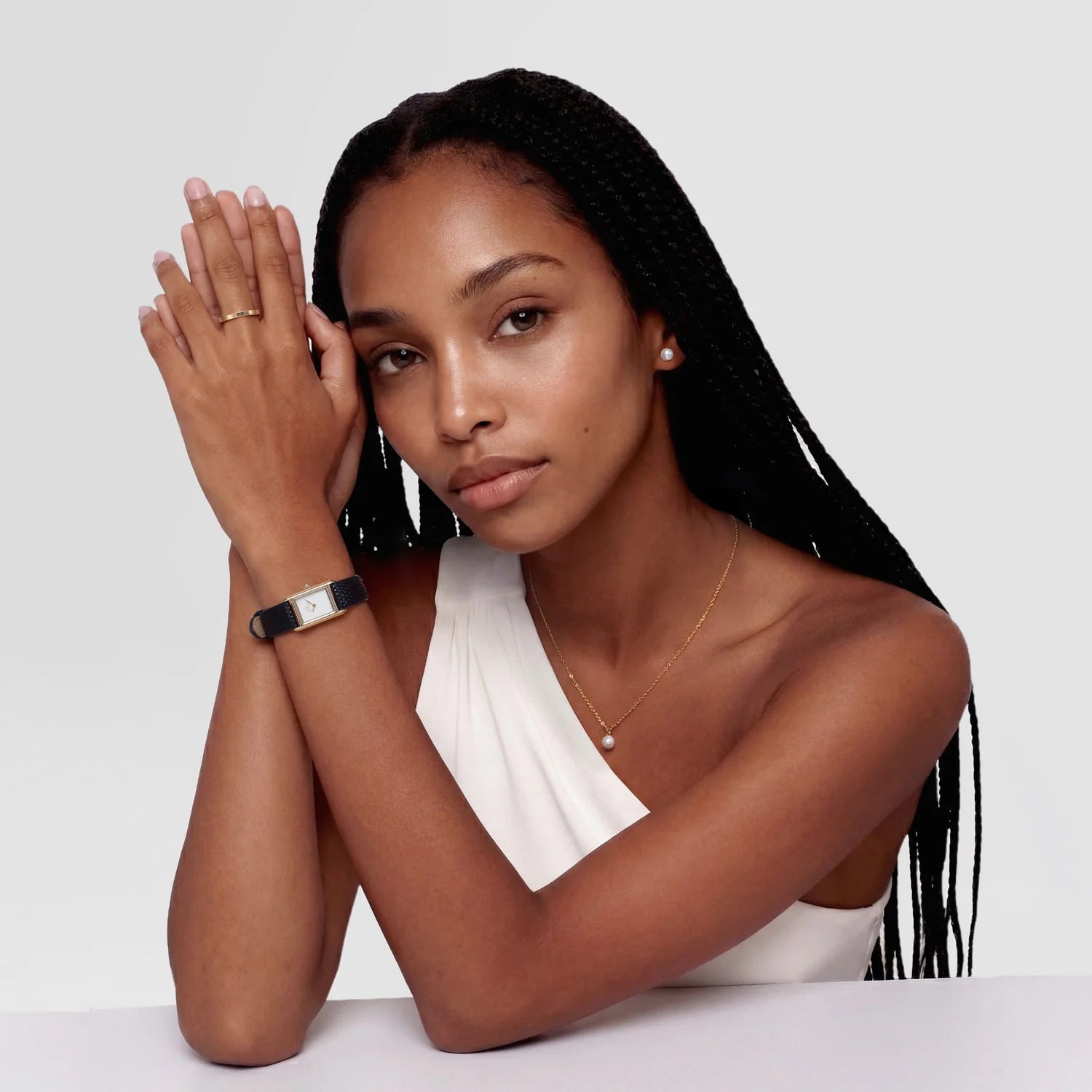 DW00100903 - Bound Mini Black Lizard Gold